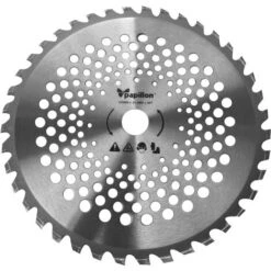 Papillon DISCO LAMA IN ACCIAIO 255mm 40 DENTI PER DECESPUGLIATORE TAGLIAERBA