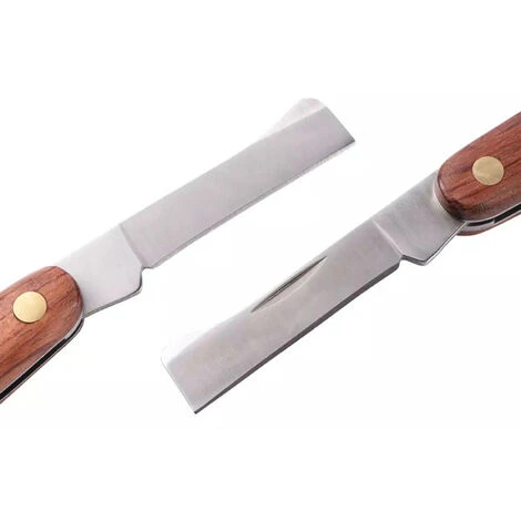 Coltello Da Potatura Per Innesto Pieghevole Da Giardino Frutteto Taglierina Per Piantine Di Alberi Forbice Tosatrice Cesoie Per Vaccinazione Per Alberi Da Frutto (marrone) 4 Coltello Da Potatura Per Innesto Pieghevole Da Giardino Frutteto Taglierina Per Piantine Di Alberi Forbice Tosatrice Cesoie Per Vaccinazione Per Alberi Da Frutto (marrone) - immagine 4
