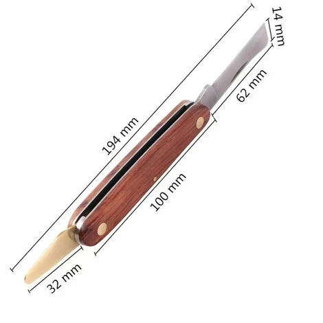 Coltello Da Potatura Per Innesto Pieghevole Da Giardino Frutteto Taglierina Per Piantine Di Alberi Forbice Tosatrice Cesoie Per Vaccinazione Per Alberi Da Frutto (marrone) 5 Coltello Da Potatura Per Innesto Pieghevole Da Giardino Frutteto Taglierina Per Piantine Di Alberi Forbice Tosatrice Cesoie Per Vaccinazione Per Alberi Da Frutto (marrone) - immagine 5