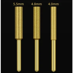 12 Punte Per Motosega, Affilatrice Diamantata Placcata In Titanio, Lima Per Motosega Elettrica Ad Alta Durezza (5,5 Mm) -Diserbo Forniture Negozio 80420960 4