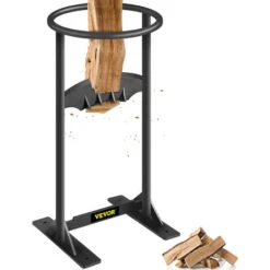 VEVOR Splitter Per Legna Da Ardere In Ferro Diametro Interno Da 21 Cm, Strumento Di Spaccatura In Legno Altezza Da 43,2 Cm, Log Splitter Da Legna Adatto Per Caminetto, Falò, Stufa A Legna, Braciere