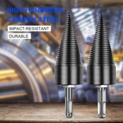 Punta Da Trapano Per Spaccalegna Punta Da Trapano Per Spaccalegna Per Legna Da Ardere Cacciavite Per Trapano Per Impieghi Gravosi 42 Mm Con 3 Gambi Rimovibili (rotondo, Quadrato, Esagonale) -Diserbo Forniture Negozio 85894655 5