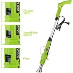 Bruciatore Elettrico Diserbante Termico Per Erba E Erbacce 80/600° 2000W 230V -Diserbo Forniture Negozio 86105241 4
