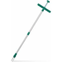 Relaxdays, Verde Estirpatore, Sarchiatore Manuale Con Artigli In Acciaio A Molla, Per Rimuovere Le Erbacce, L 100 Cm