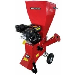Biotrituratore E Cippatrice Lea DU56212-76 Motore Loncin Frantumazione Rami Da 76mm