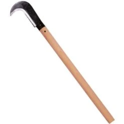 Roncola Tipo Sardegna Manico Legno - Manico Legno Cm.90 - Roncola Cm.20