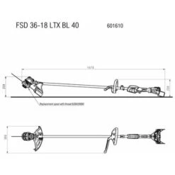 Metabowerke GmbH Decespugliatore FSD 36-18 LTX BL 40 (601610850) -Diserbo Forniture Negozio 92322474 4