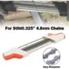 Affilacatene Per Motosega 2 In 1 Strumenti Per Smerigliatrice Per Affilare Le Lime Facili Per STIHL, Lima E Lima Per Calibro Di Profondità In Uno Strumento Ergonomico (bianco E Arancione)
