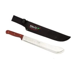 MACHETE MACETE ACCIAIO MANICO LEGNO ASCIA 36cm FALCI