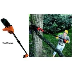 Black & Decker Sega Potatrice A Batteria Telescopica Elettrica Elettrosega Potatore Svettatoio