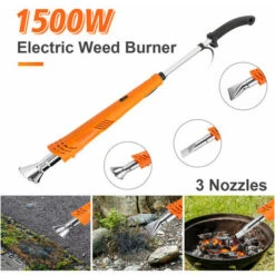 Sarchiatore Elettrico A 3 Punte 2000W Cavo 2 M -Diserbo Forniture Negozio 95703992 3