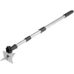 Maximex Raschietto Per Fughe A 4 Punte, In Acciaio Inox, 10 X 63 X 10 Cm, Colore: Argento