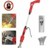 Bruciatore Elettrico Per Erbacce, Bruciatore Per Erbacce Con Ugello Per Bruciare Erba E Carbone Bastoncino Termico Per Erbacce 2 In 1, Fino A 650 ℃ Potente Strumento Per Uccidere Le Erbacce