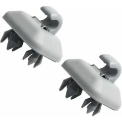 LITZEE 2 Pezzi Gancio Per Tronco E Morsetto Clip Per Visiera Parasole Interna, MoreChioce 8U0857562A Gancio Appendiabiti Per Visiera Parasole In Plastica Adatto A1 A3 A4L A5 A6L A7 Q3 Q5 Q7 TT 8E08575