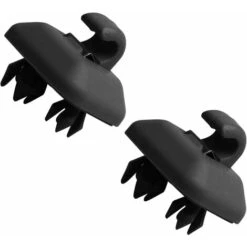 LITZEE 2 Pezzi Gancio Per Log E Morsetto Clip Per Visiera Parasole Interna, MoreChioce 8U0857562A Gancio Appendiabiti Per Visiera Parasole In Plastica Adatto A1 A3 A4L A5 A6L A7 Q3 Q5 Q7 TT 8E0857563A