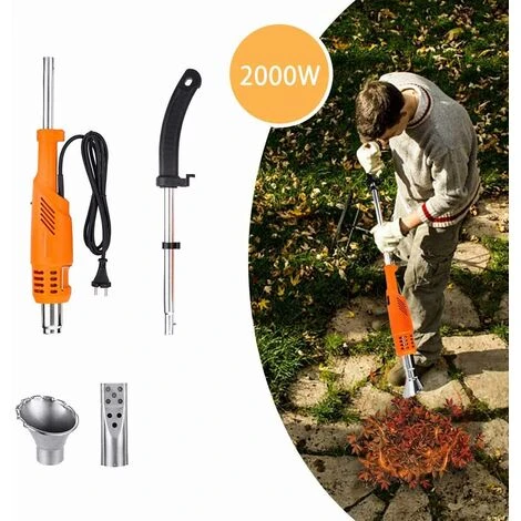 Bruciatore Erba Elettrico 2000W 230V Diserbante Termico Per Erbacce 60/650 Gradi 2 Bruciatore Erba Elettrico 2000W 230V Diserbante Termico Per Erbacce 60/650 Gradi - immagine 2