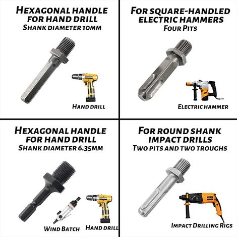 Punta Da Trapano Per Spaccalegna Con 4 Codoli Multifunzione, Punta Da Trapano Pesante, Punta Da Trapano Per Spaccalegna Domestica, Punta Da Trapano Per Spaccalegna (42 Cm) 3 Punta Da Trapano Per Spaccalegna Con 4 Codoli Multifunzione, Punta Da Trapano Pesante, Punta Da Trapano Per Spaccalegna Domestica, Punta Da Trapano Per Spaccalegna (42 Cm) - immagine 3