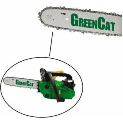 Kit Carvin Barra + Catena + Pignone Ricambi Per Motosega GreenCat GC25