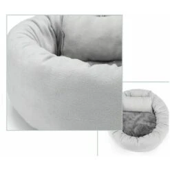 Net Red Egg Tart Nest Cat Dog Pet Kennel Crystal Soft Super Winter Warm Indoor Pet Bed Grey S -Diserbo Forniture Negozio 98726494 5